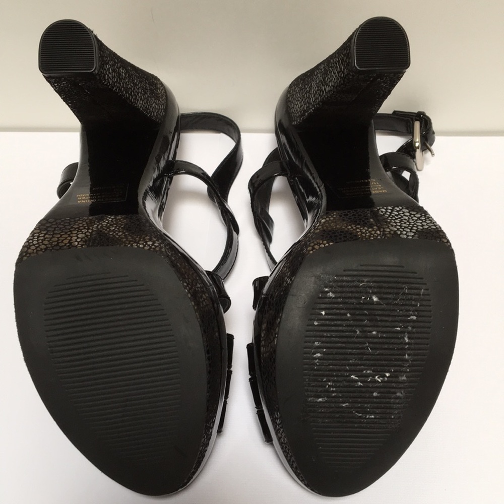 NWOT INC Black Platform Heels, Size 7M - Picture 8 of 8